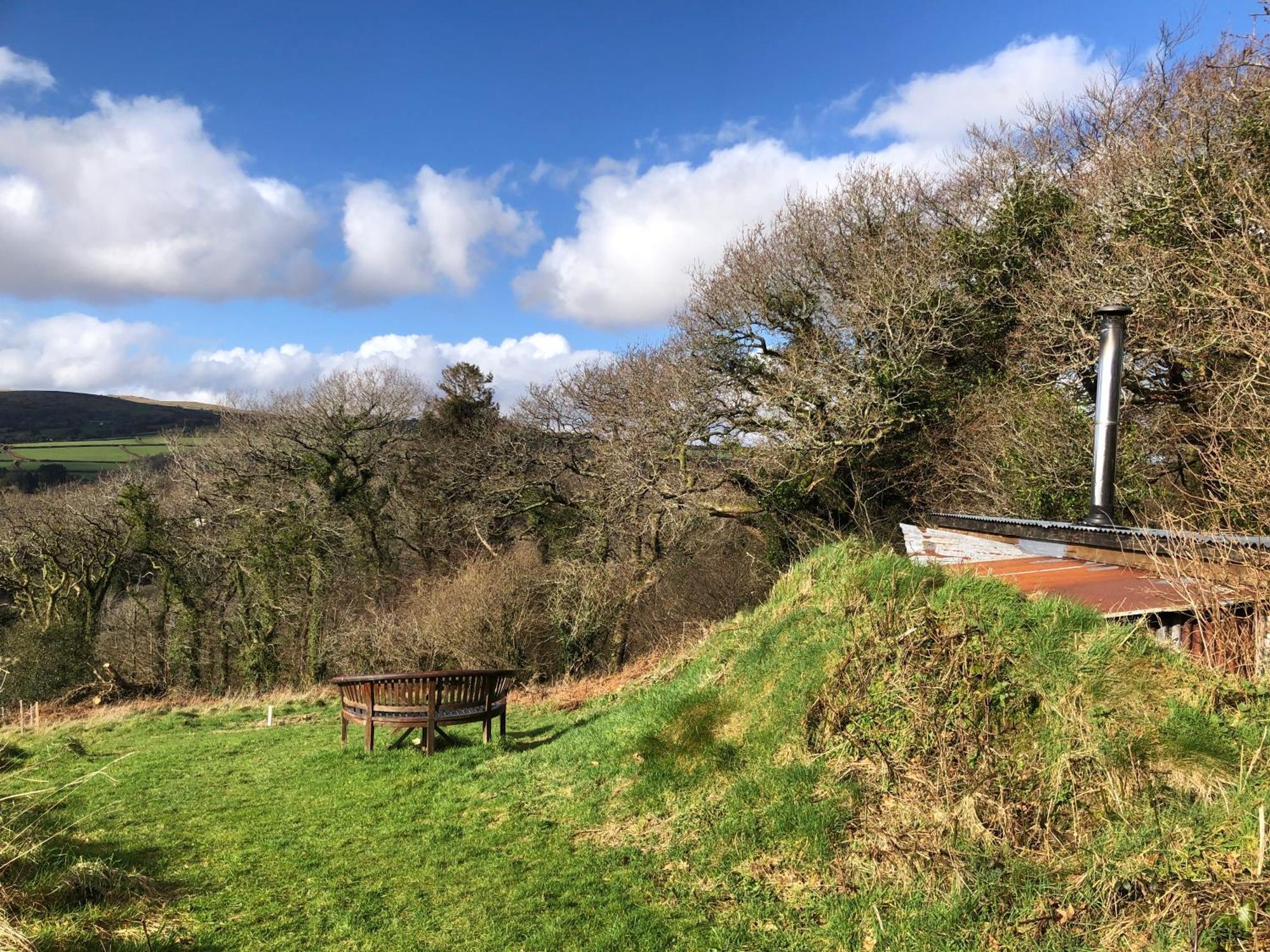 Foxesden, Unique Eco Cabin, Dartmoor Views South Brent Exteriör bild